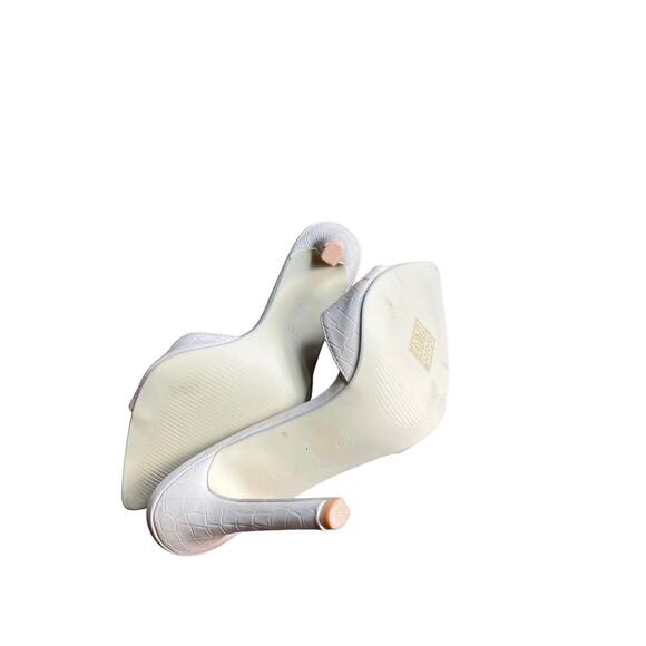 Tan High heels faux snakeskin - Picture 5 of 5